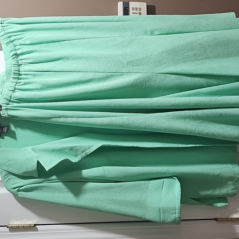 2pc women green suit size 3x